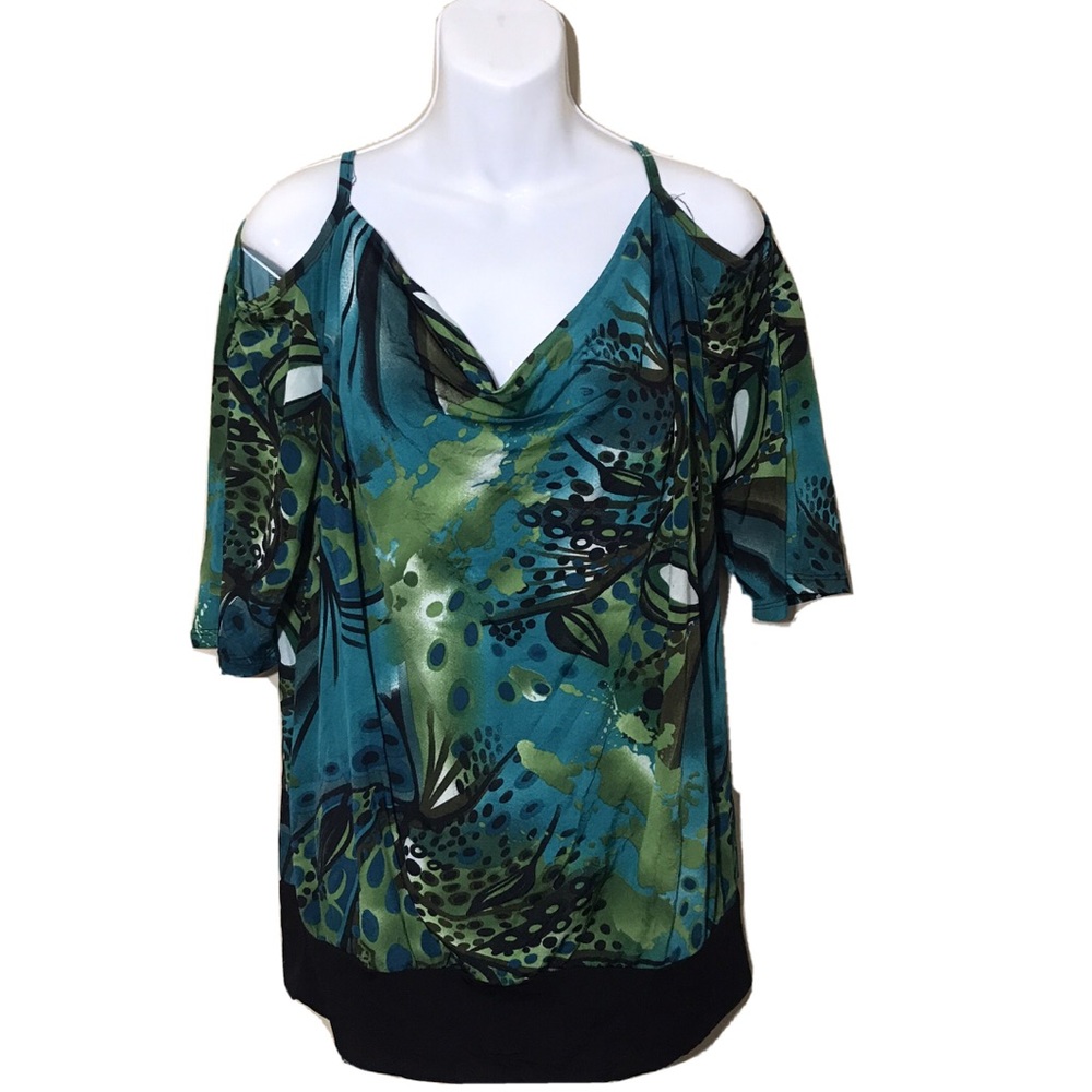 Double take blouse 1x